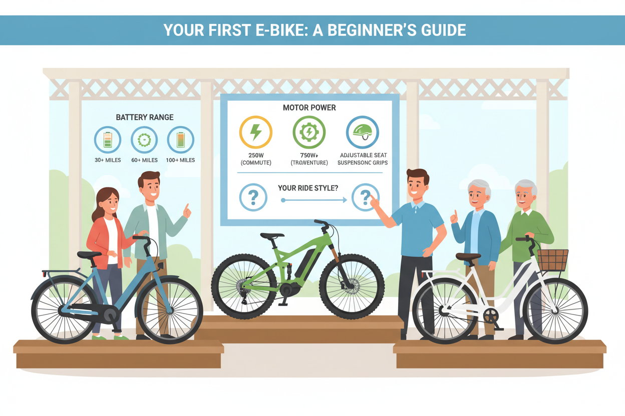 First-Timer’s Guide: How to Choose Your First Electric Bike?
